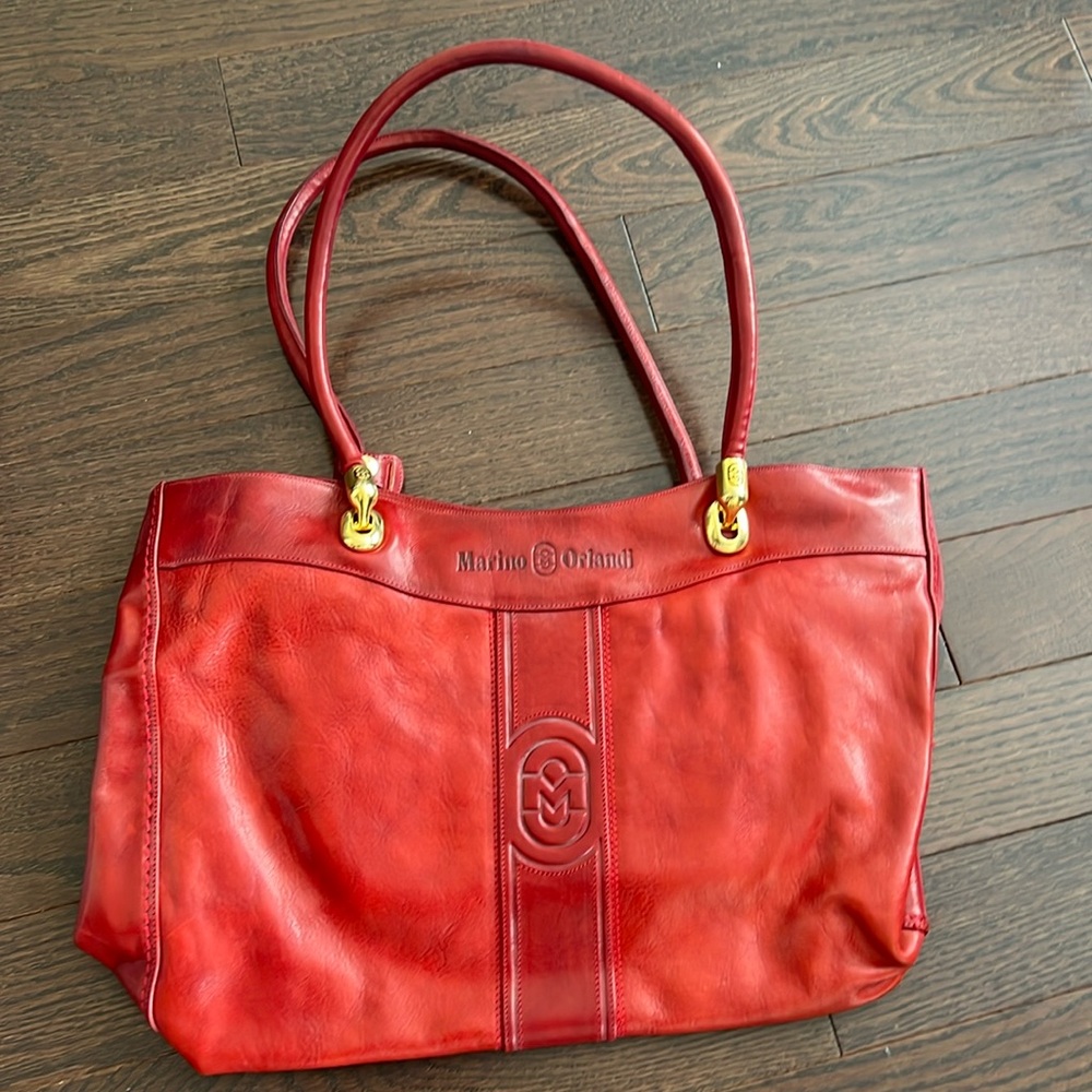 Brand new Italian leather tote bag